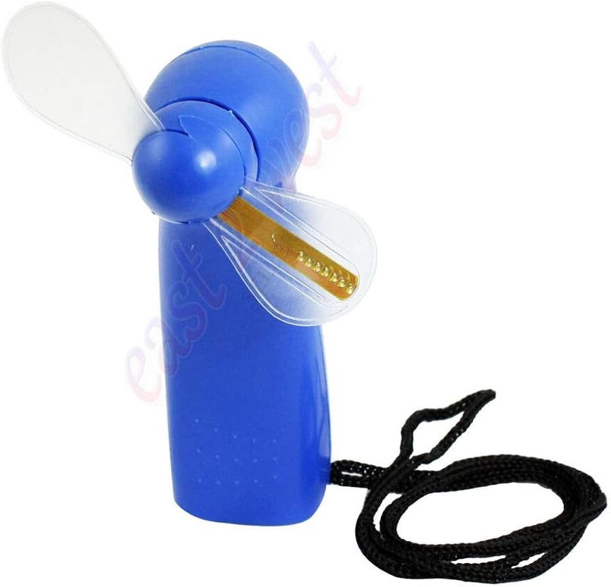 Super Duper Simple Design LED Color Matrix Personal Mini Fan with Strap Home & Kitchen