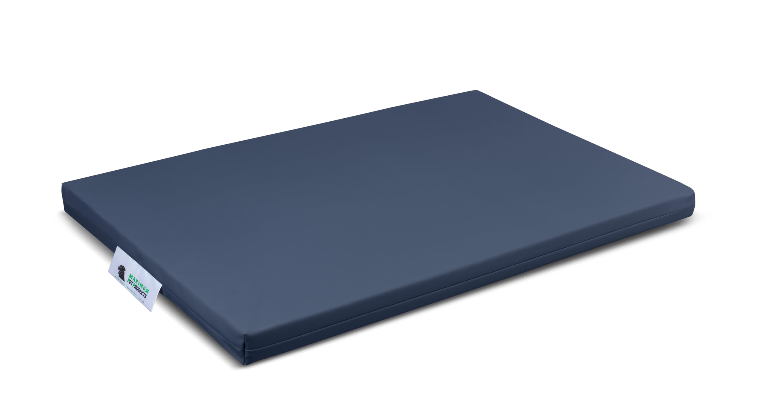 Maximum Pet Products Orthopedic Medical Waterproof Memory Foam Dog Bed, Therapeutic Support, with a Washable Zipped Cover (Navy, 90cm x 60cm x 5cm)
