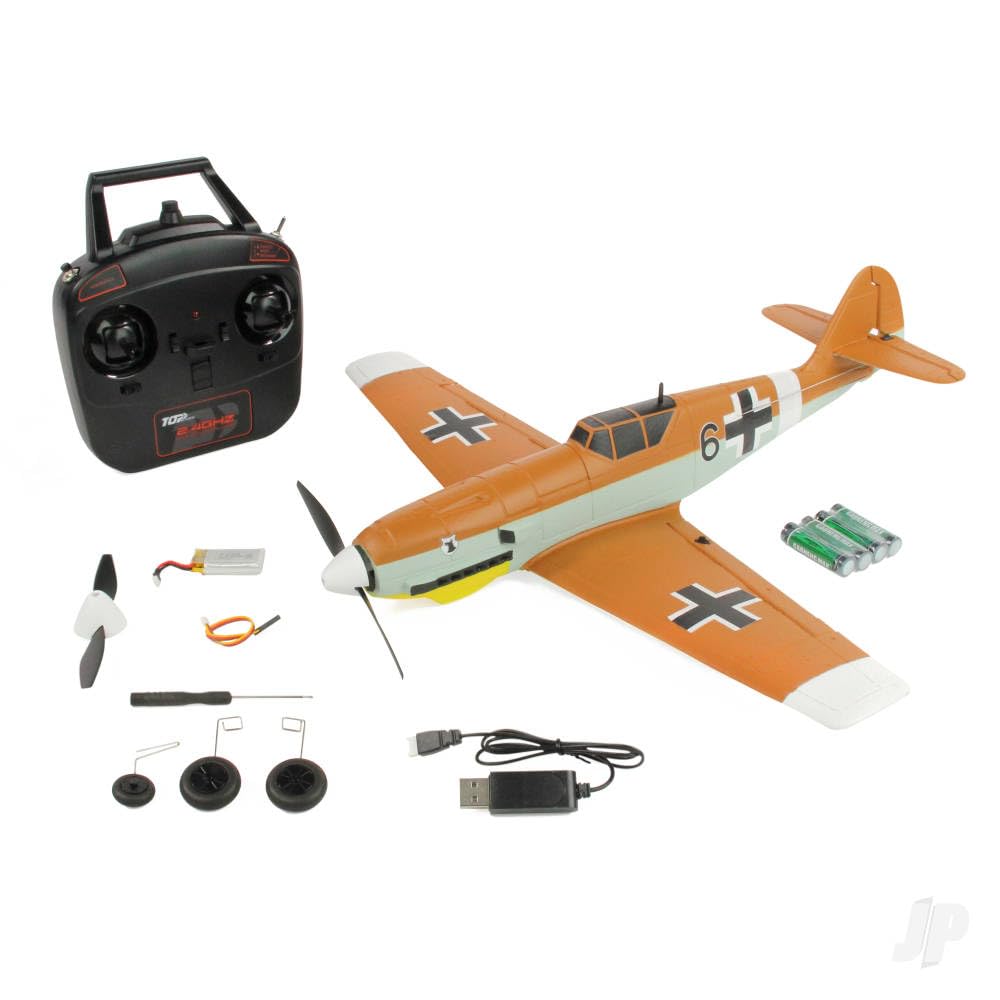 Messerschmitt BF-109 RTF Ready-To-Fly RC Plane (450mm) (Mode 1)