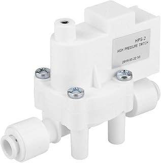 1/4" DC 24V High Pressure Switch, Action High Pressure Regulator For Pump RO Water Fitlers Reverse Osmosis Tank 0.25MPa for reverse osmosis RO water system, water purifier, machine etc.