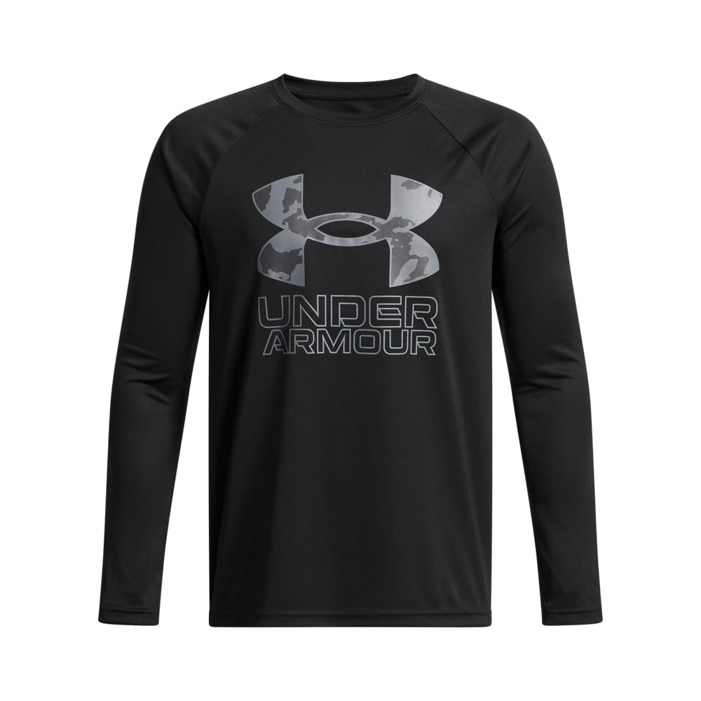 Under Armour Boys Tech Hybrid Print Fill Long Sleeve