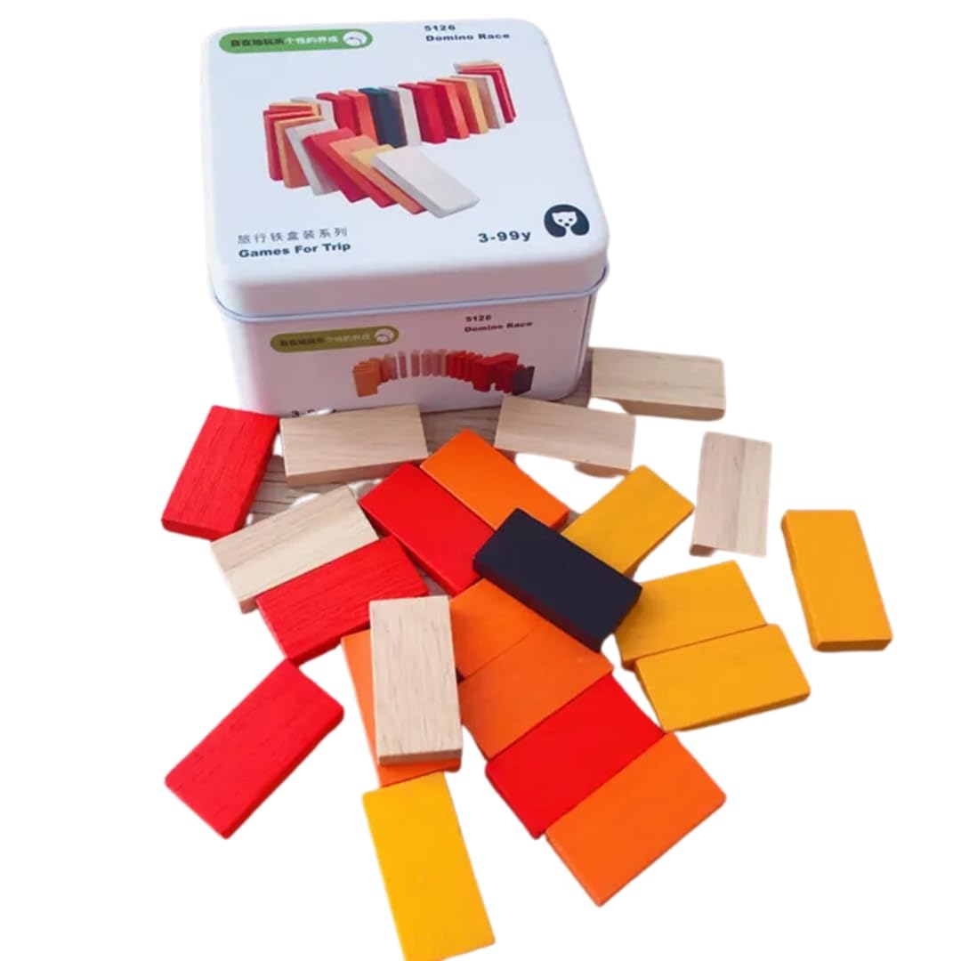 VIANZ Jigsaw Puzzles in a Metal Box for Kids Ages 2-8, Early Education, Fun Learning Toy, Smart Gift for Kids (Games for Trip (Domino)) (B09Y4HTCZ1) Amazon Price History, Amazon Price Tracker