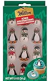 Wilton Penguin and Snowman Royal Icing Decorations, 12-Count