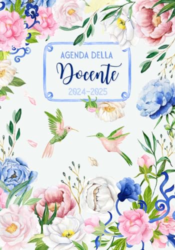 Agenda della Docente 2024/2025: con registro, settimana su due pagine, valutazioni, sezioni per i consigli di classe, calendario