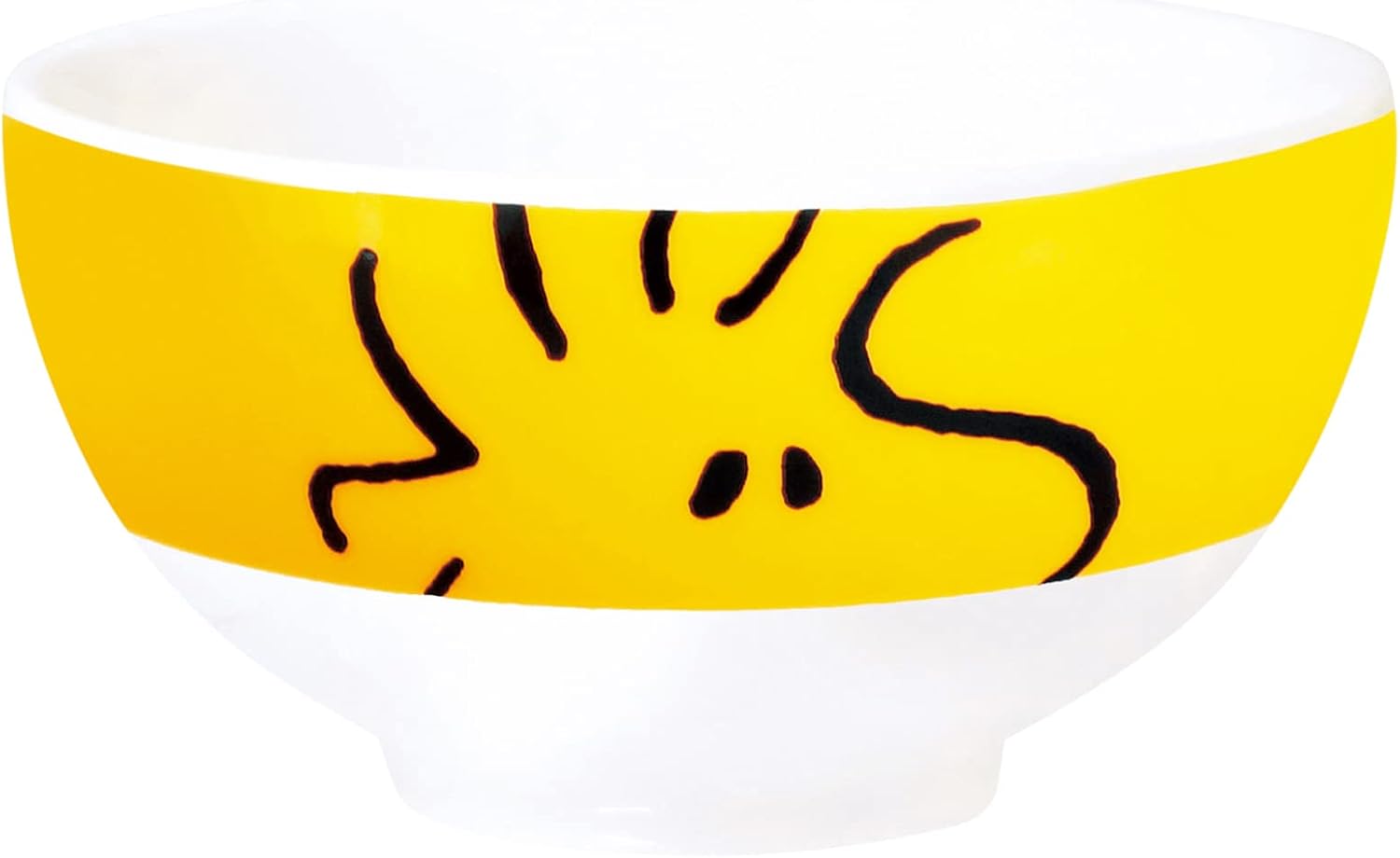 金正陶器(Kaneshotouki) Peanuts 615125 Woodstock Rice Bowl, Approx. 4.3 inches (11 cm), Face Up, Made in Japan