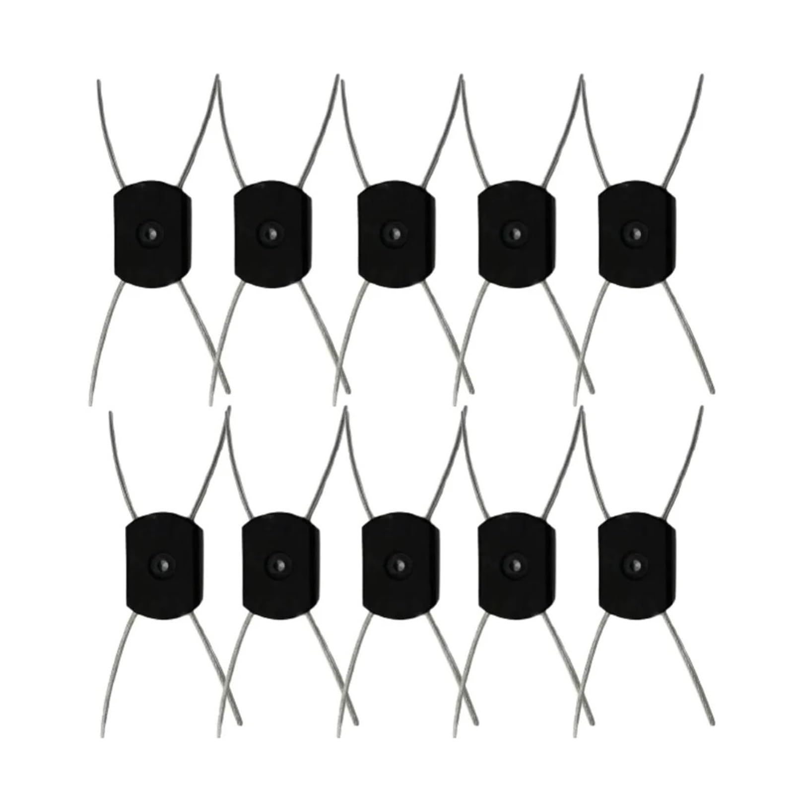 Testina Di Ricambio for Decespugliatore In Filo Di Acciaio | For tagliaerba a batteria. Testa del tagliaerba. Testa elettrica for mangiatore di erbacce(10Pcs)