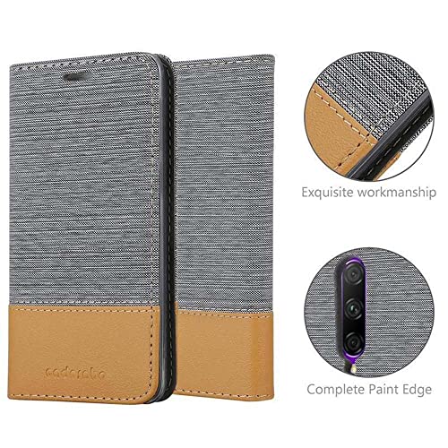 Cadorabo Custodia Libro per Honor 9X PRO in GRIGIO...