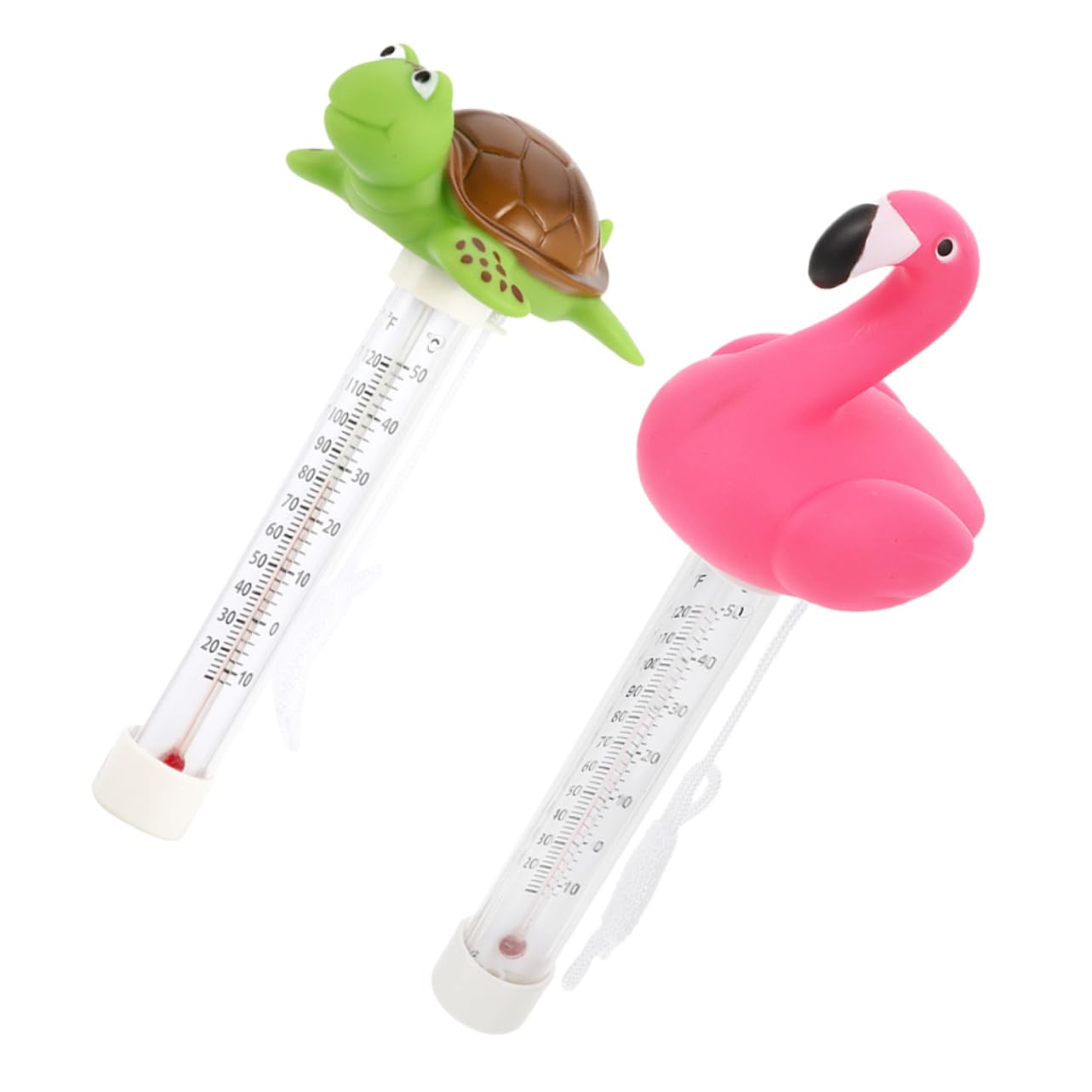 Toyvian 2 Set Termometro Per L'acqua in Fenicottero Termometro Per Acqua Per Vasca Idromassaggio Galleggiante Spa Da Vasca Termometri Della Piscina Plastica 2 Pezzi*2