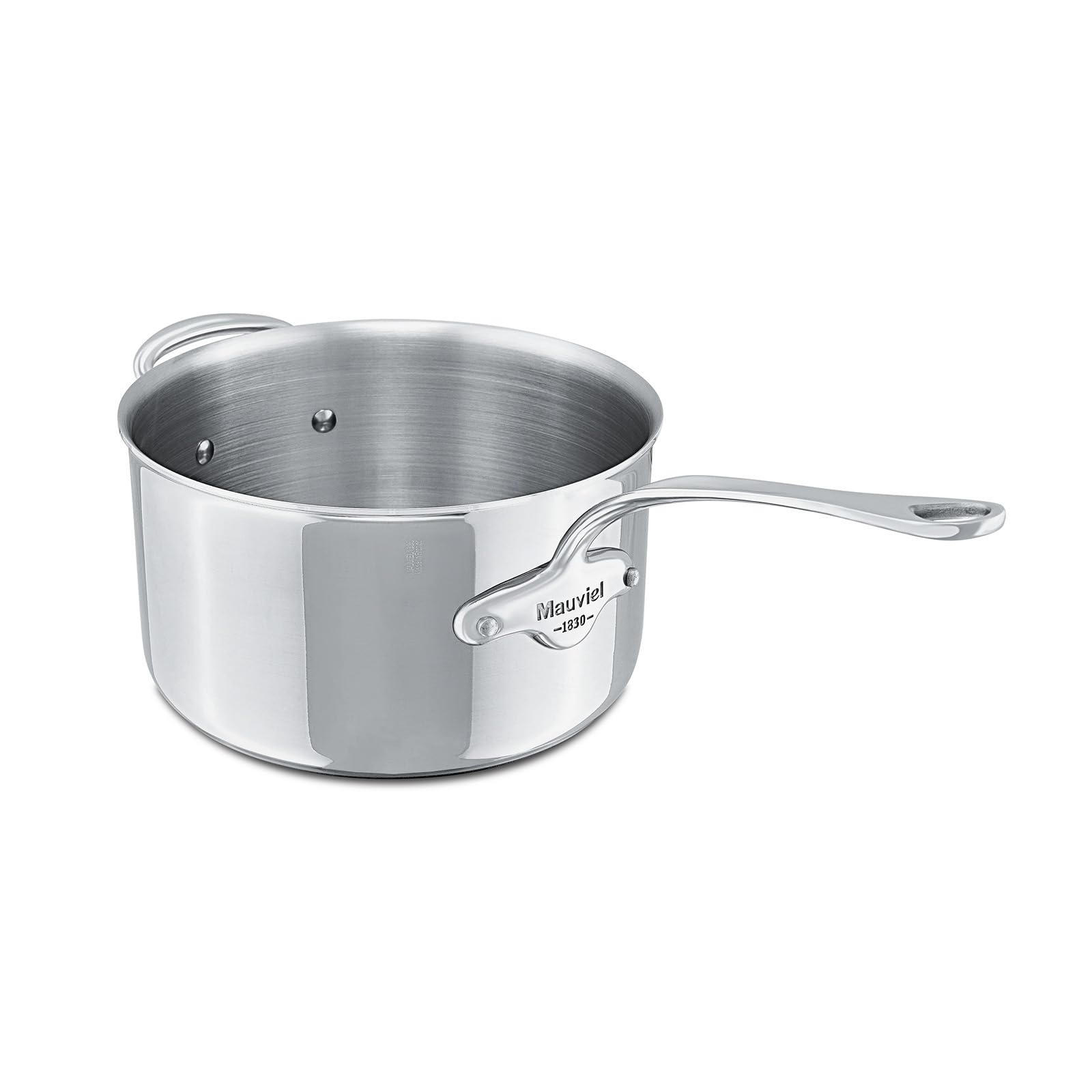 Casserole Inox Mauviel M'Cook 28 Cm - 5 Couches - Induction - Monture Fonte Inox - 5