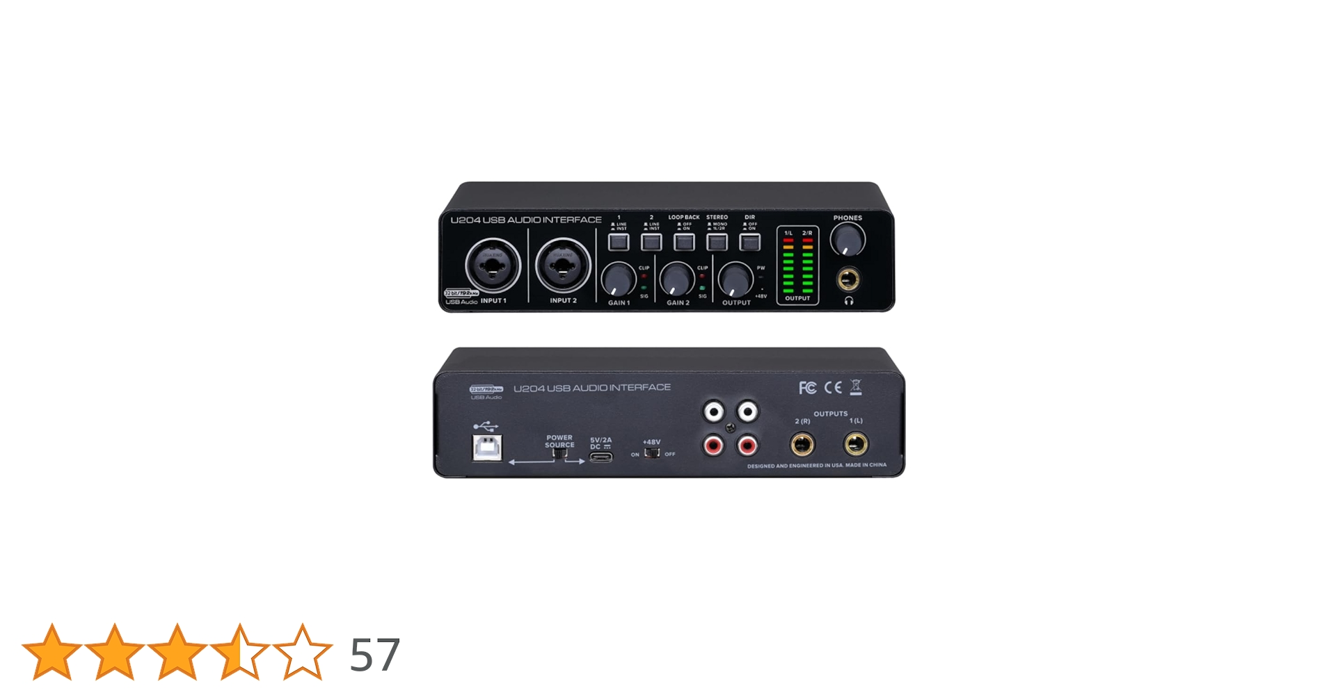 BOMGE USB オーディオ インターフェイス 24 ビット/192 kHz Amazon.co.jp: BOMGE U204 USB オーディオインターフェイス PC