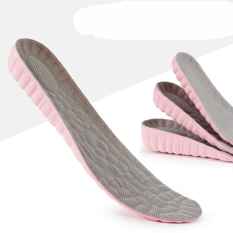 Plantilla de Refuerzo Confort Suave Elástico Absorción de Impactos for Hombres y Mujeres Plantilla de Refuerzo Invisible Deportiva(2.5cm,41-42)