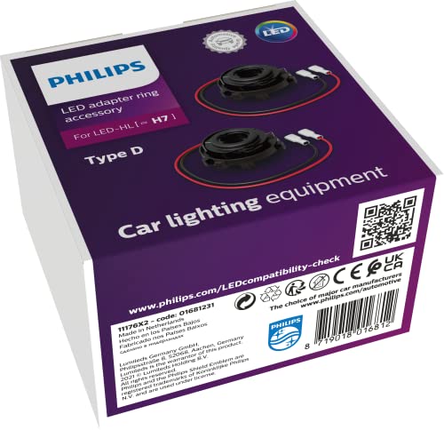 Philips Adapter-Ring H7-LED Typ D, Lampenhalterung Ultinon Pro6000 H7-LED