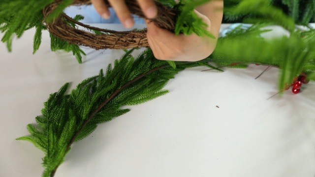 Cleangor 2-Pack Norfolk Pine Garland 6FT | Real Touch Christmas Decor, Indoor/Outdoor, Reusable