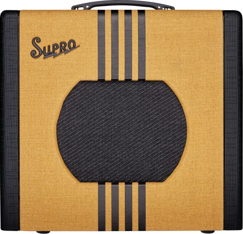 Supro Delta King 10 1 x 10-inch 5-watt Tube Combo Amp - Tweed and Black