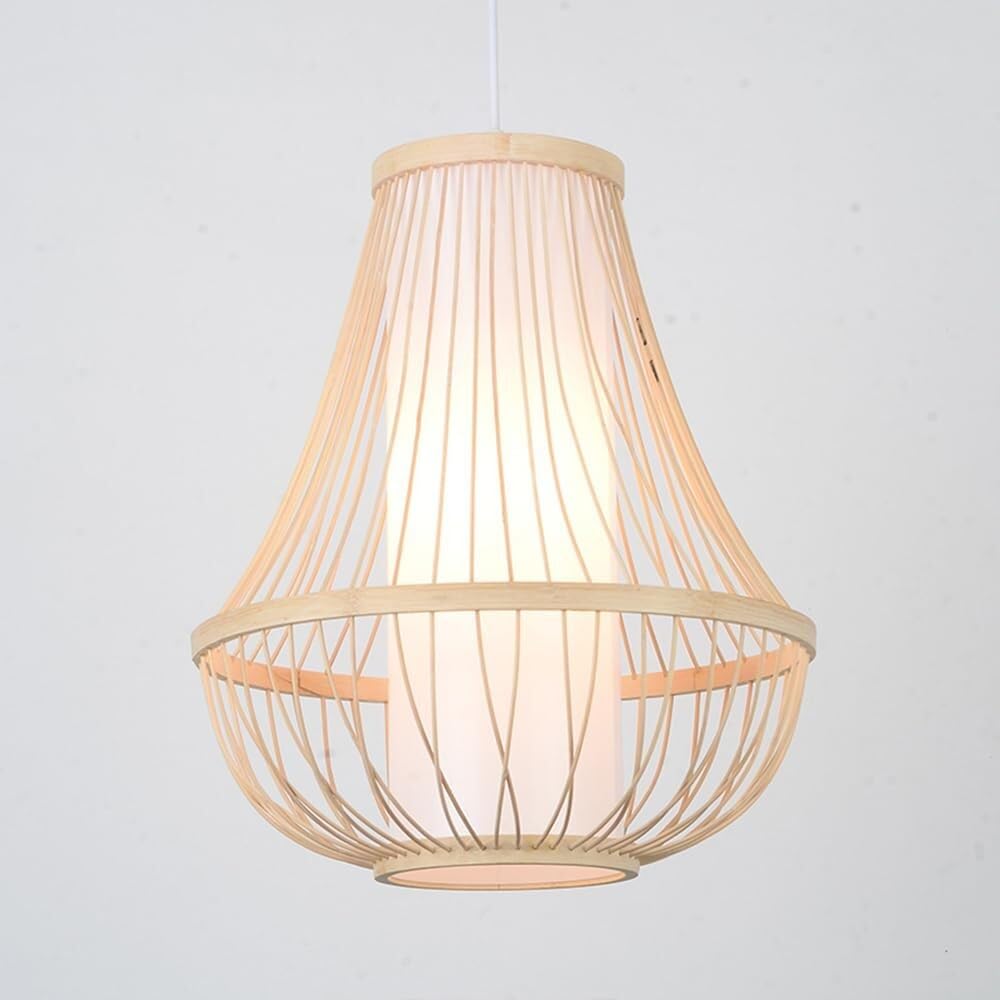 TONFON Restaurant Lighting Chandelier Zen Japanese Bamboo Hanging Lamp