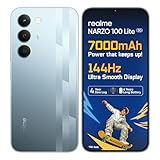 realme narzo 100 Lite 5G (Frost Silver,4GB+64GB) | 7000mAh Titan Battery | 4 Years, Zero Lag | 144 Hz Ultra Smooth Display | 6 nm Octa-core 5G Chipset | Color Pop Design | VC Cooling Amazon Deal