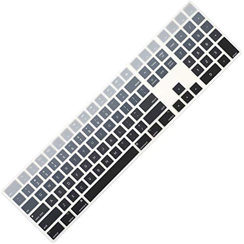 Allinside Ombre Gray Cover for Apple iMac Magic Keyboard with Numeric Keypad MQ052LL/A