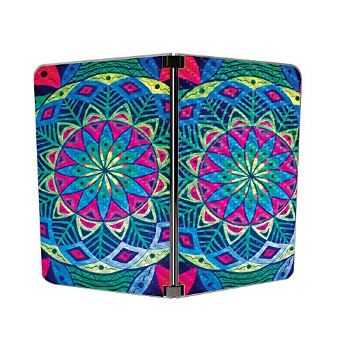 Image of MIGHTY SKINS MightySkins Carbon Fiber Skin for Microsoft Surface Duo - Geo Garden | Protective, Durable Textured Carbon Fiber Finish | Easy to Apply, Remove, and Change Styles | Made in The USA