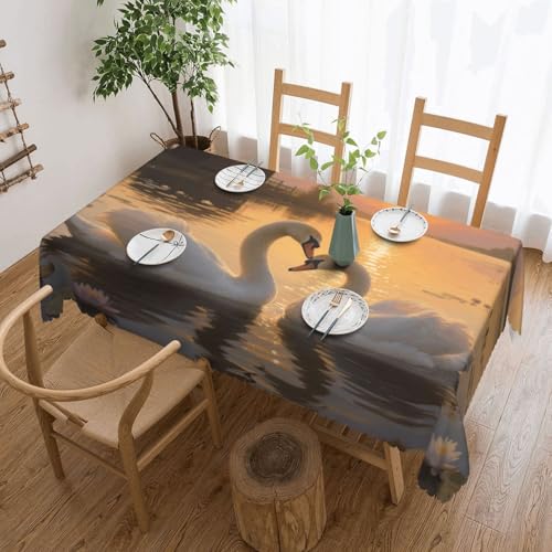 Nappe de table rectangle 137x183cm pour salle à manger et fête