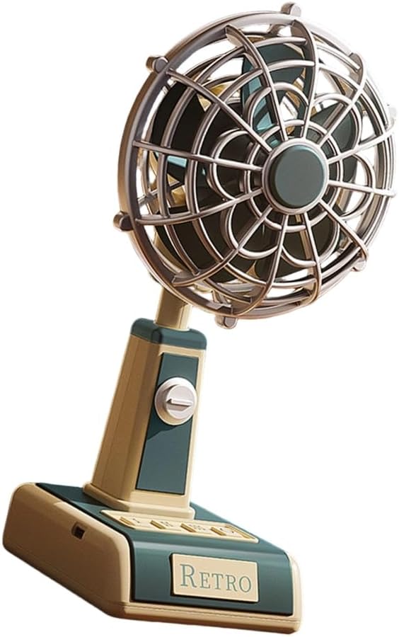 Small Desk Fan With Quiet Operation Rechargeable Air Circulator Fan for Home