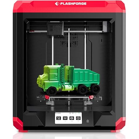 Imprimante 3D FLASHFORGE Finder 3.0 avec Deux Plates-Formes, Taille d'impression Plus Grande 190 x 195 x 200 mm, Filament ABS/Hips/PETG/TPU/PLA Pro
