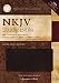 NKJV Study Bible, Large Print, Bonded Leather, Black, Thumb Indexed: Large Print Edition