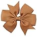 Produktbild Bunte Kinder Mädchen Big Solid Ribbon Haarschleife Clips Mit Großen Haarnadeln Boutique Haarspangen Haarschmuck - Farbe 26#
