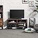 VASAGLE Vintage TV Stand, TV Cabinet with Net Storage Shelf, Console with 2 Storage Compartments, Easy Assembly ULTV92X
