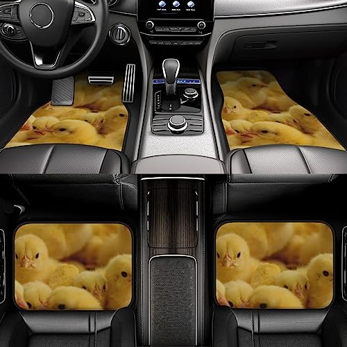 Tapis de sol de voiture imprimés petits poulets pour protéger votre moquette auto - 6