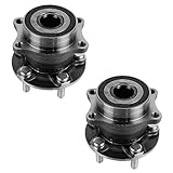 TRQ Rear Left and Right Wheel Bearing and Hub Assembly Set 2 Piece Compatible with 10-14 Subaru Outback 10-14 Legacy 09-13 Forester 19-21 Crosstrek Hybrid 13-19 BRZ 13-16 Scion FR-S 17-20 Toyota 86