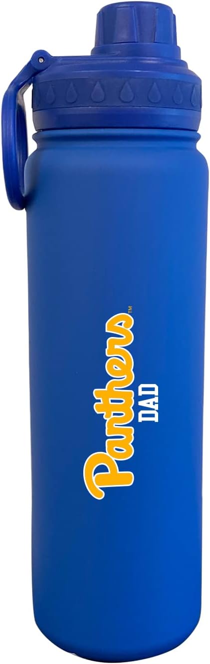 The Fanatic Group Personalized University of Pittsburgh Dad 24 oz. Stainless Steel Bottle - Blue