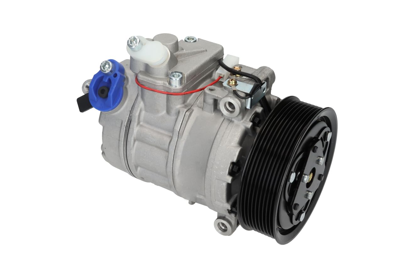 BOSCH A/C Kompressor für Klimaanlage Klimakompressor mit ID: 7SBU16C Kältemittel: R134a PAG 46 mit 130mm Riemenscheibe 9-Rillen A0002343711 A4572300111 0002343711 1 986 AD1 080