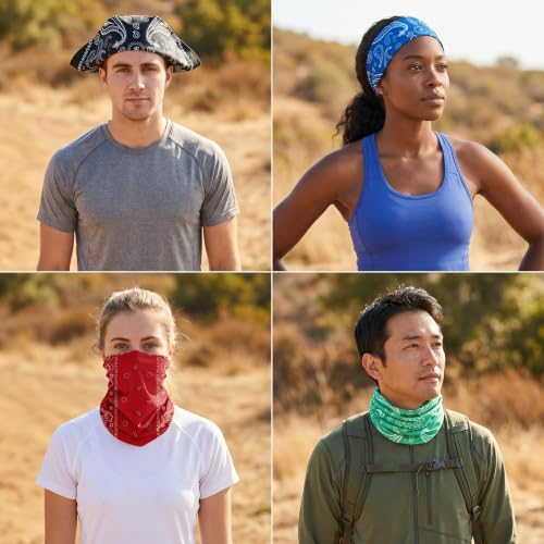 Image of Neck Gaiter Balaclava Bandana Face mask, Sun Wind protection, Cycling, Running, Hiking Sports, for Men & Women