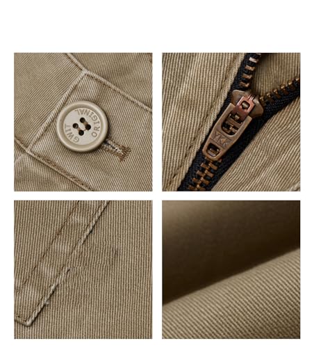 Men's Pants American Retro Spring Autumn Casual Workwear Loose Commute Trouser2