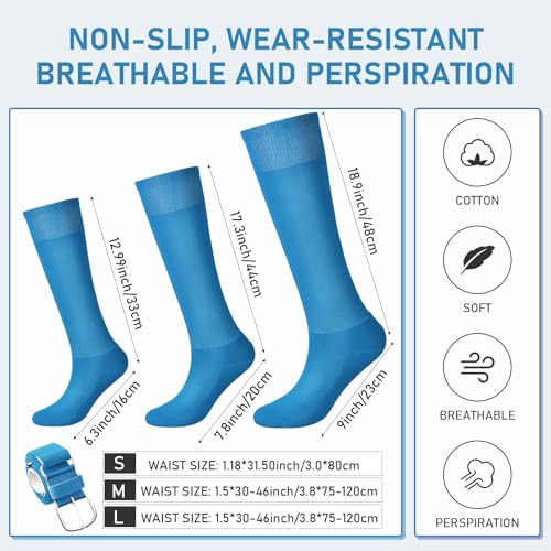 Zhanmai Baseball Belt and Socks Combo Adjustable Softball Socks and Belt Elastic for Youth Boys Girls, Adult2