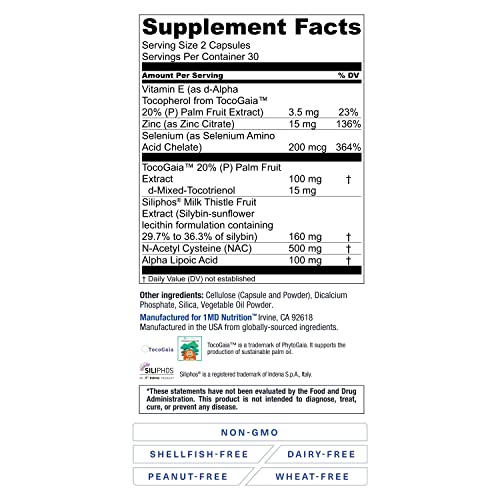 1Md Nutrition 1MD1028 1Md Livermd - Liver Support Supplement thumb #4