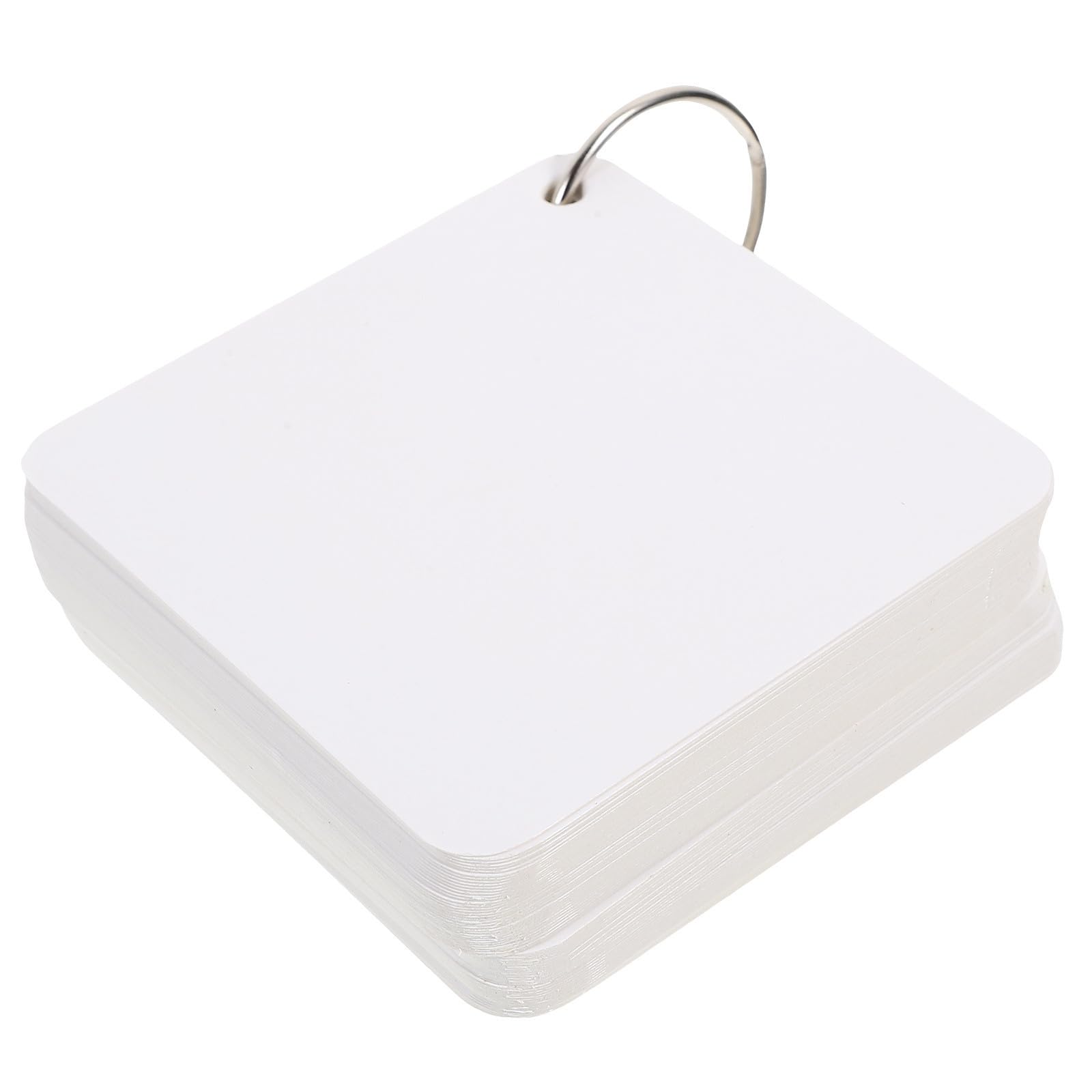 Tarjetas didácticas en blanco Artibetter con anillas para estudiar en el aula 8