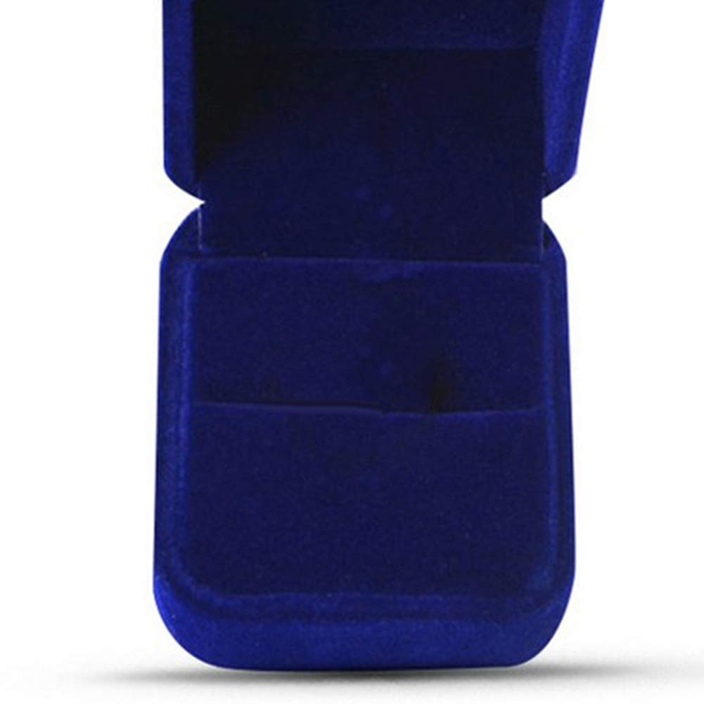 Pudełko na biżuterię, pudełko na obrączki, ekspozytor na biżuterię Pudełko na prezent na obrączkę Opakowanie biżuterii Aksamitne pudełko na pierścionek zaręczynowy Do przechowywania biżuterii Prezent