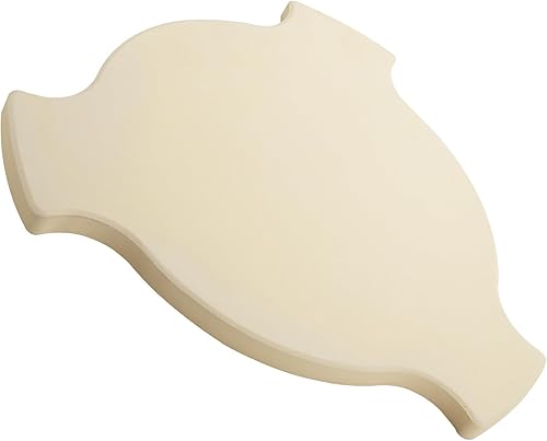 Unicook 17 Inch Pizza Stone for Smoker outdoor cooker, Beige
