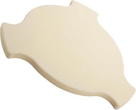 Unicook 17 Inch Smoking Stone for Akorn Kamado Grill, Cordierite Heat Deflector Pizza Stone for Charcoal Smoker, Thermal Shock Resistant Heat Diffuser Plate, Compare to Char-Griller 6201