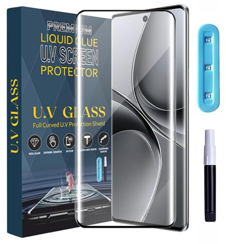 Image of Designerz hub Realme 14 Pro Plus 5G Premium Adavnced Glue UV Curved Tempered Glass | HD clarity Full Edge Protection With Installation Kit for Realme 14 Pro Plus 5G 5G