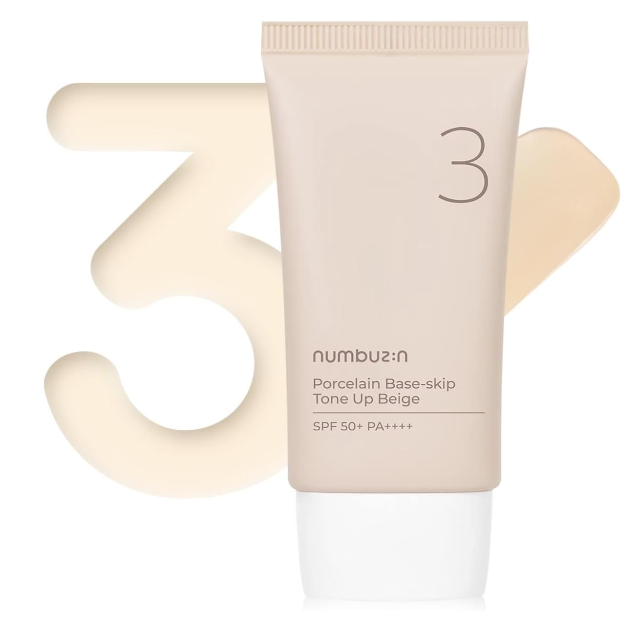 numbuzin foundation series (No.3 Porcelain Base-skip Tone Up Beige | 35ml)