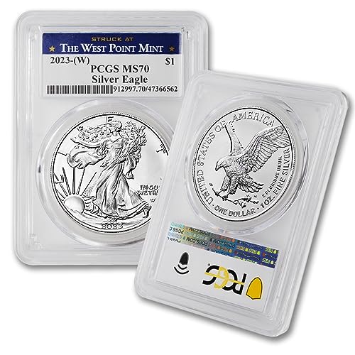 2023-(W) 1 oz American Silver Eagle Coin MS-70 (Struck at The...