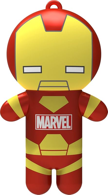 Lip Smacker Bálsamo Labial Marvel com Chaveiro Iron Man, Transparente e Brilhante
