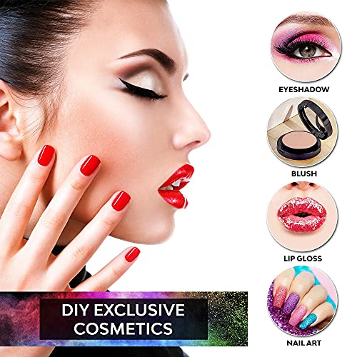 Miltin Crafts Mica Powders - 15 Vibrant Colours (5g/Bag) for Epoxy Resin Pigment, Wax Melts, Makeup, Lip Gloss, Candles, Bath Bombs, Nail Art, Soap & Slime - Image 3