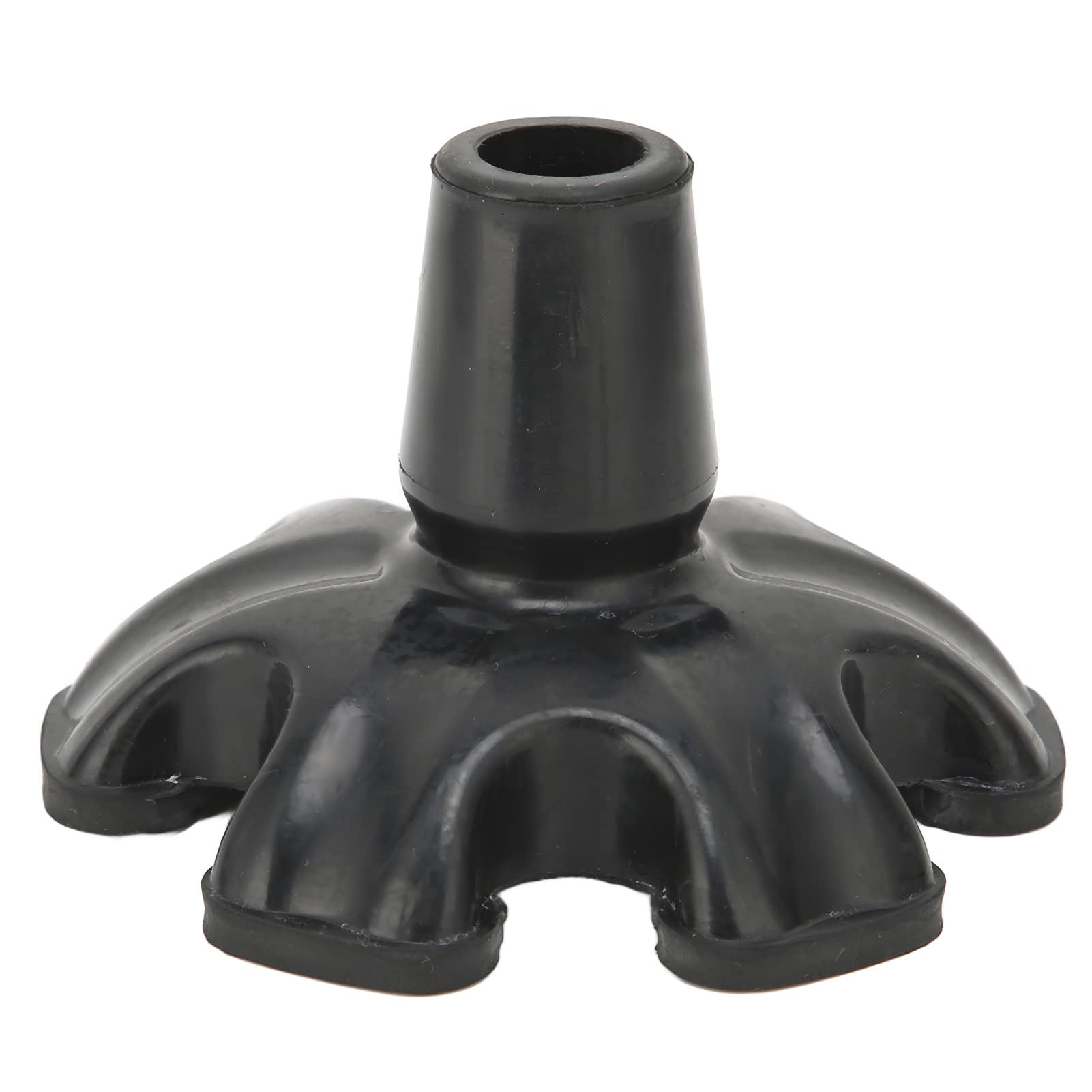 Punte per Canna, 6 Pilastri Design 19mm Tappetino per Bastone Passeggio Antiscivolo, Punte per Stampelle in Gomma Treppiede Punta del Piede per Bastone Passeggio Bastone Tiro