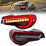 VLAND LED Tail lights Assembly Fit for Toyota GT 86 2012-2020, Subuaru BRZ 2013-2020, Scion FR-S 2013-2016, Plug-and-play, Red