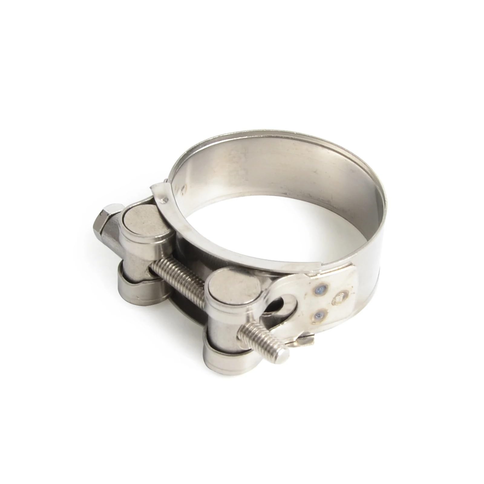 31mm - 62mm Motorrad-Auspuffschelle Edelstahl-Auspuffrohrschellen for die mittlere Auspuffverbindung Feste Dichtung installieren(40-43mm)