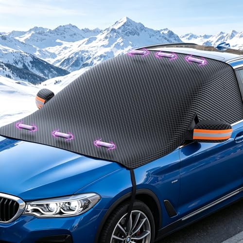 LUYIEDHA Copri Parabrezza Auto Inverno Magnetico (A)