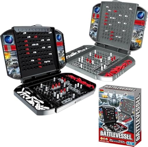 Juego de batalla naval, pequeño juego de mesa Battleship, juego de hundimiento, juego de estrategia de batalla naval para niños a partir de 4 años | Ya disponible en tu tienda friki favorita! En mundofriki.es!